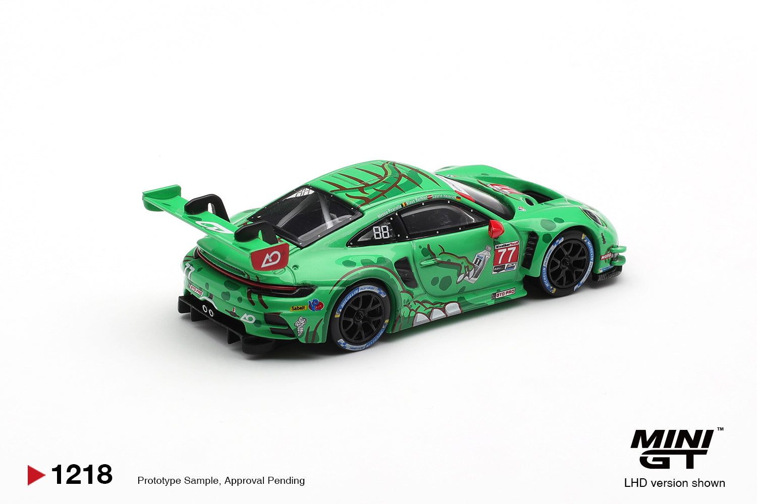 [Pre Order, Box] MiniGT - Porsche 911 GT3 R 992 #77 AO Racing 2025 IMSA Sebring 12 Hrs Class Winner