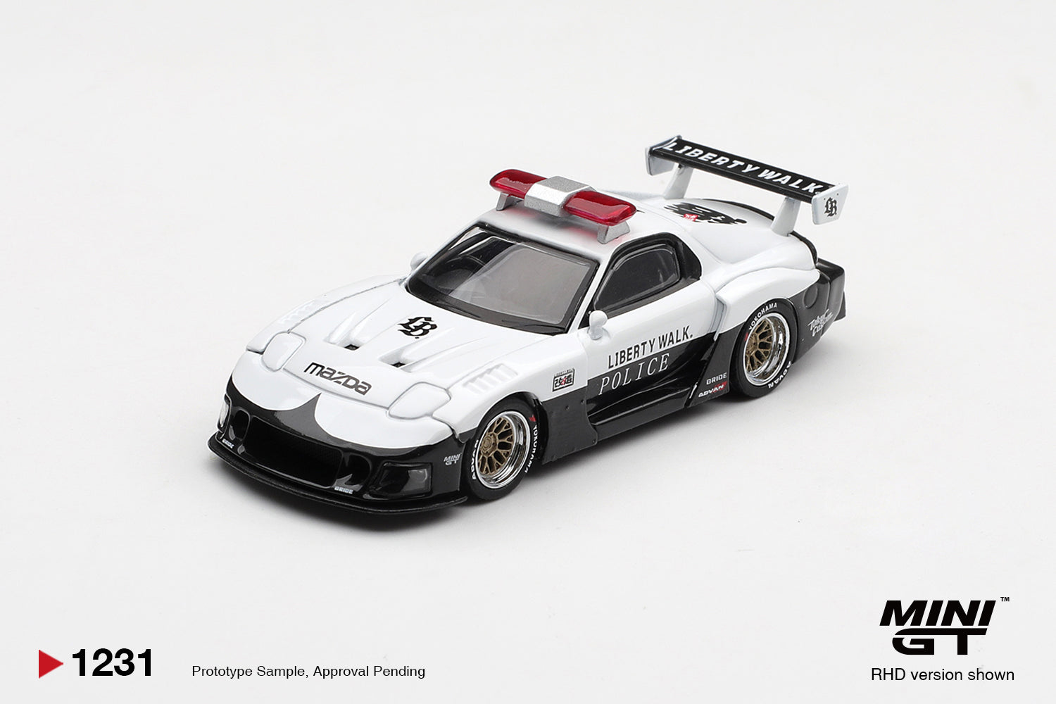 [Pre Order, Box] MiniGT - MAZDA RX-7 LB-Super Silhouette Police
