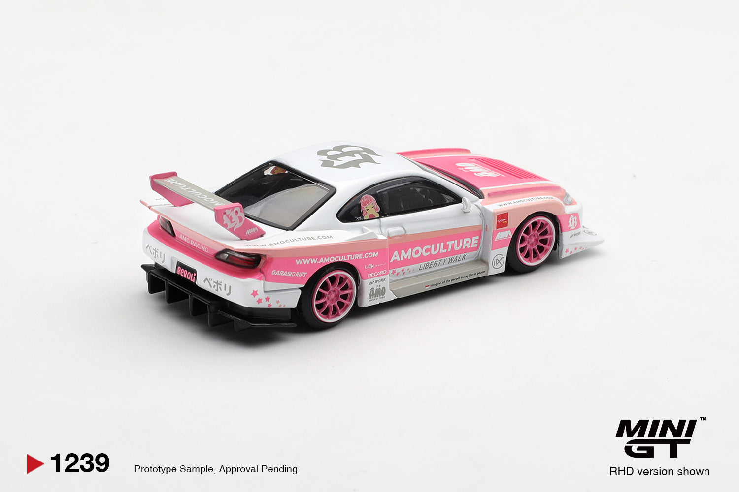 [Pre Order, Box] MiniGT - Nissan SILVIA (S15) LB-Super Silhouette - AMOCULTURE