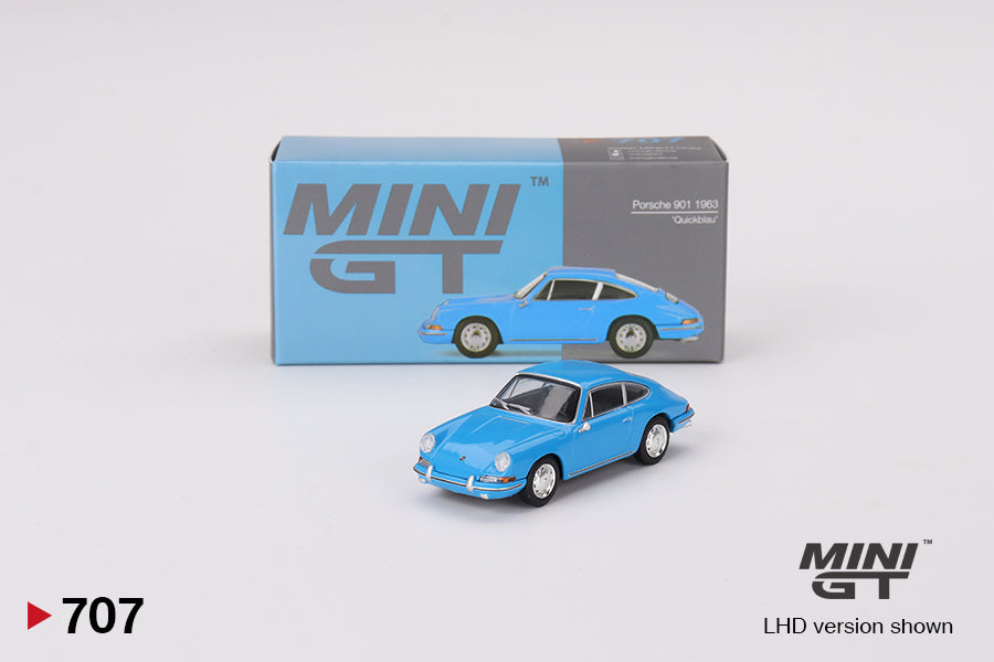 [Pre Order, Box] MiniGT - Porsche 901 1963 'Quickblau' - 7
