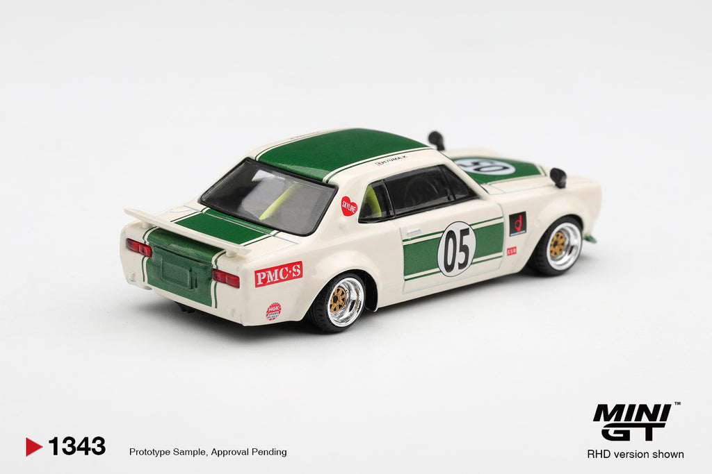 Nissan Skyline LB-WORKS "HAKOSUKA" - White / Green