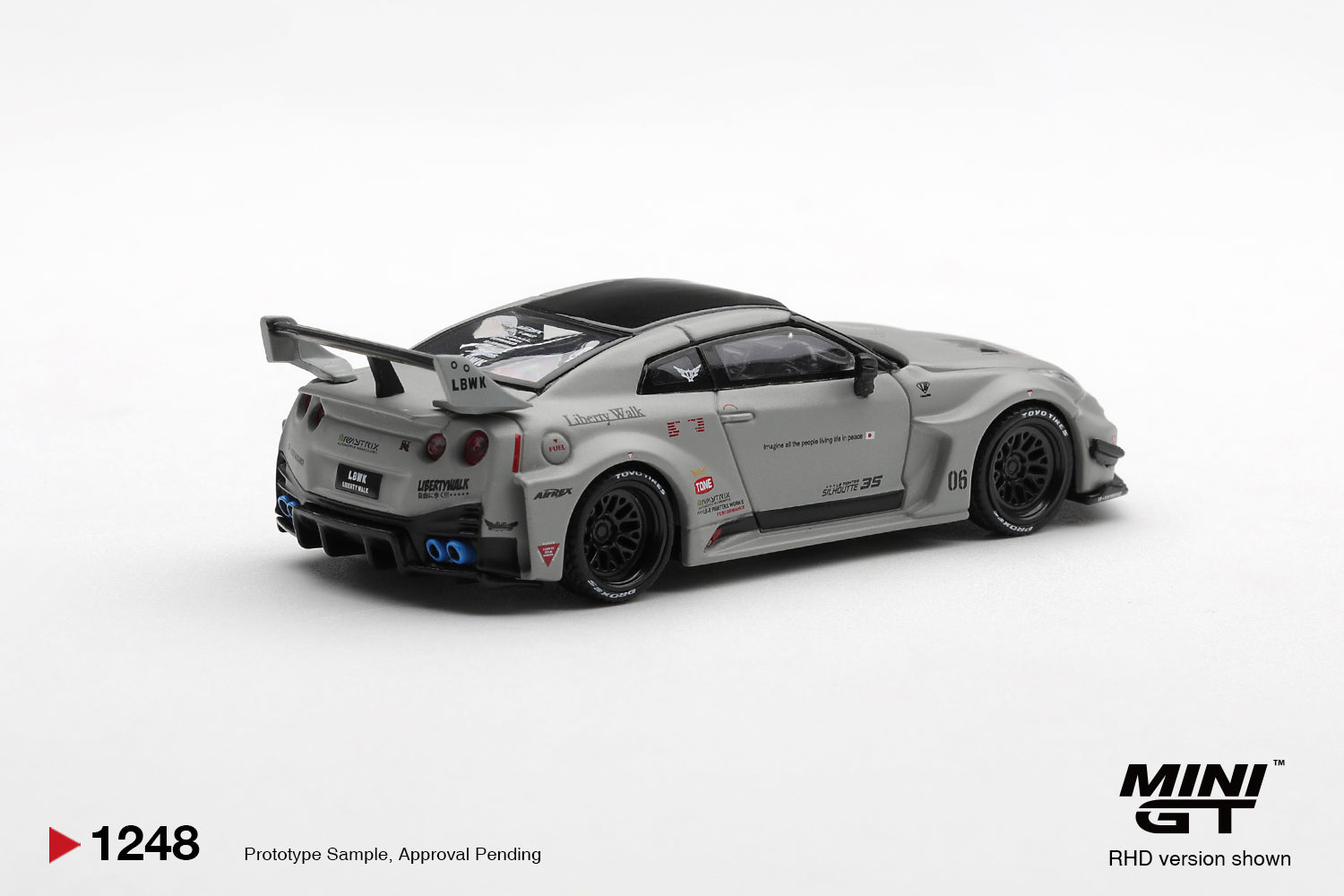 [Pre Order, Box] MiniGT - NISSAN LB-Silhouette WORKS GT 35GT-RR Version 1 - Matt Grey
