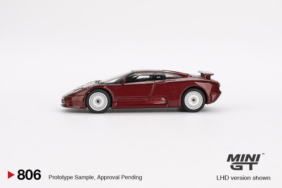 [Box] MiniGT - Bugatti EB110 GT Dark Red Metallic - 6