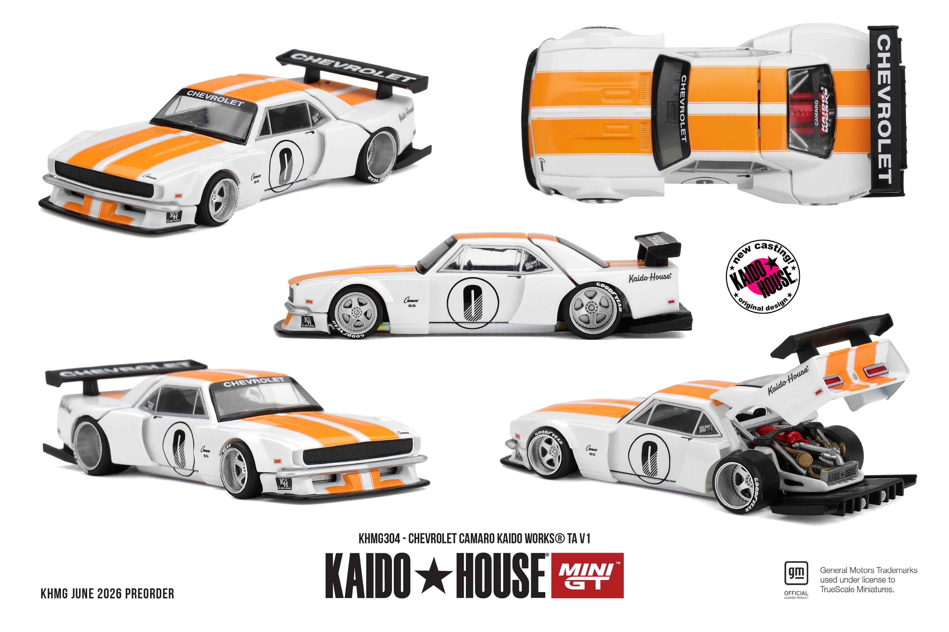 [Pre Order, Box] Kaido House X MiniGT - Chevrolet Camaro KAIDO WORKS TA V1