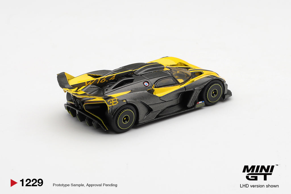 [Pre Order, Box] MiniGT - Bugatti Bolide Yellow