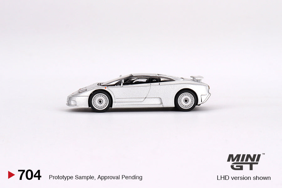 [Pre Order, Box] MiniGT - Bugatti EB110 GT Grigio Chiaro - 6