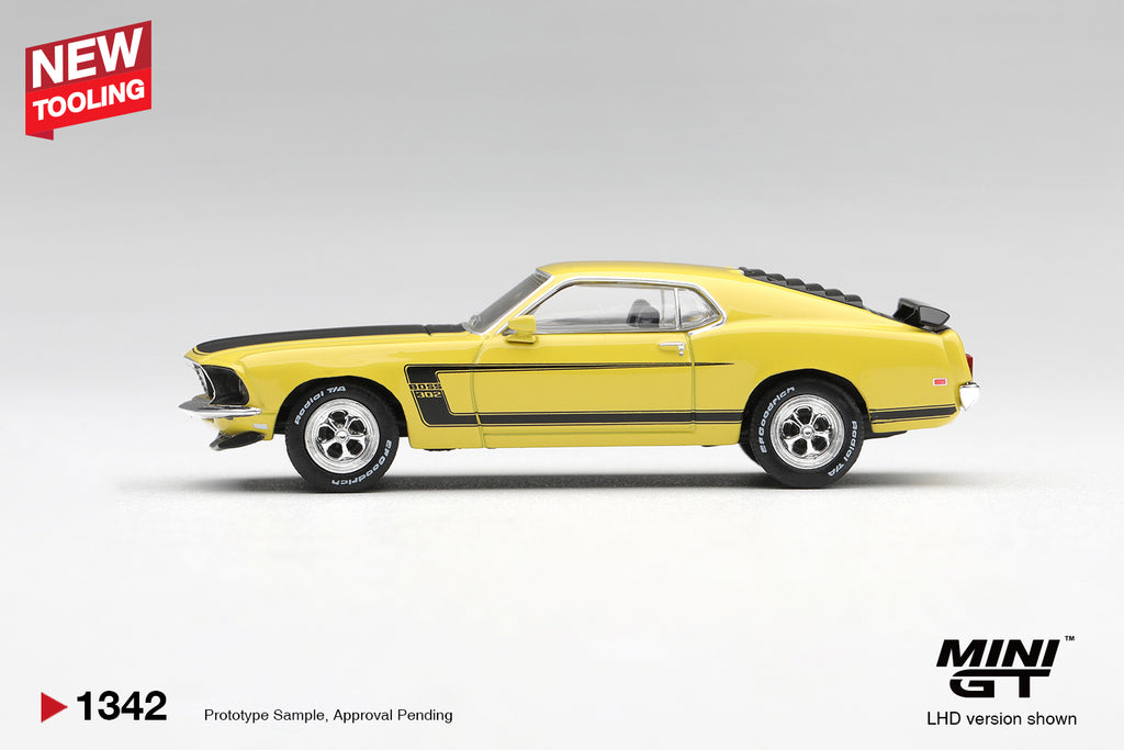 Ford Mustang Boss 302 1969 - Bright Yellow
