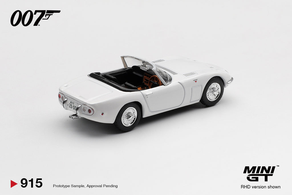 [Pre Order, German Poster] MiniGT - Toyota 2000GT Roadster - You Only Live Twice
