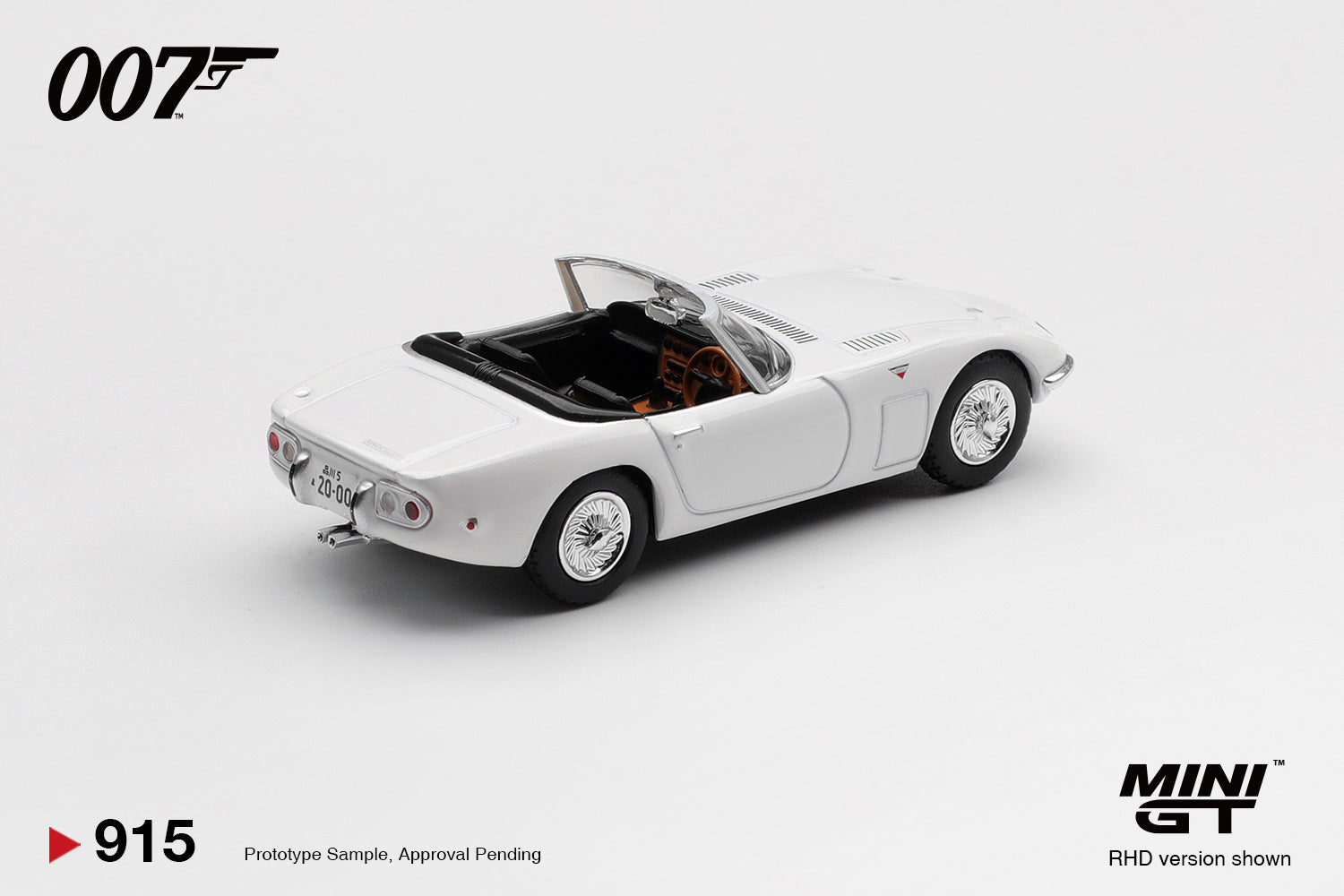 [Pre Order, Japanese Poster] MiniGT - Toyota 2000GT Roadster - You Only Live Twice