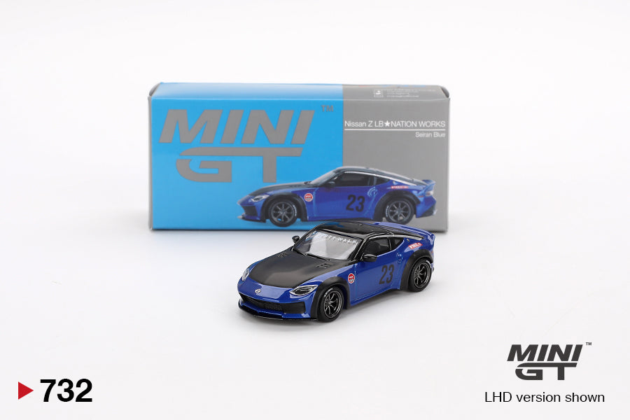 [Box] MiniGT - Nissan Z LB★NATION WORKS Seiran Blue - 7