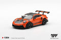[Pre Order, Box] MiniGT - Porsche 911 (992) GT3 RS Weissach Package - Gulf Orange