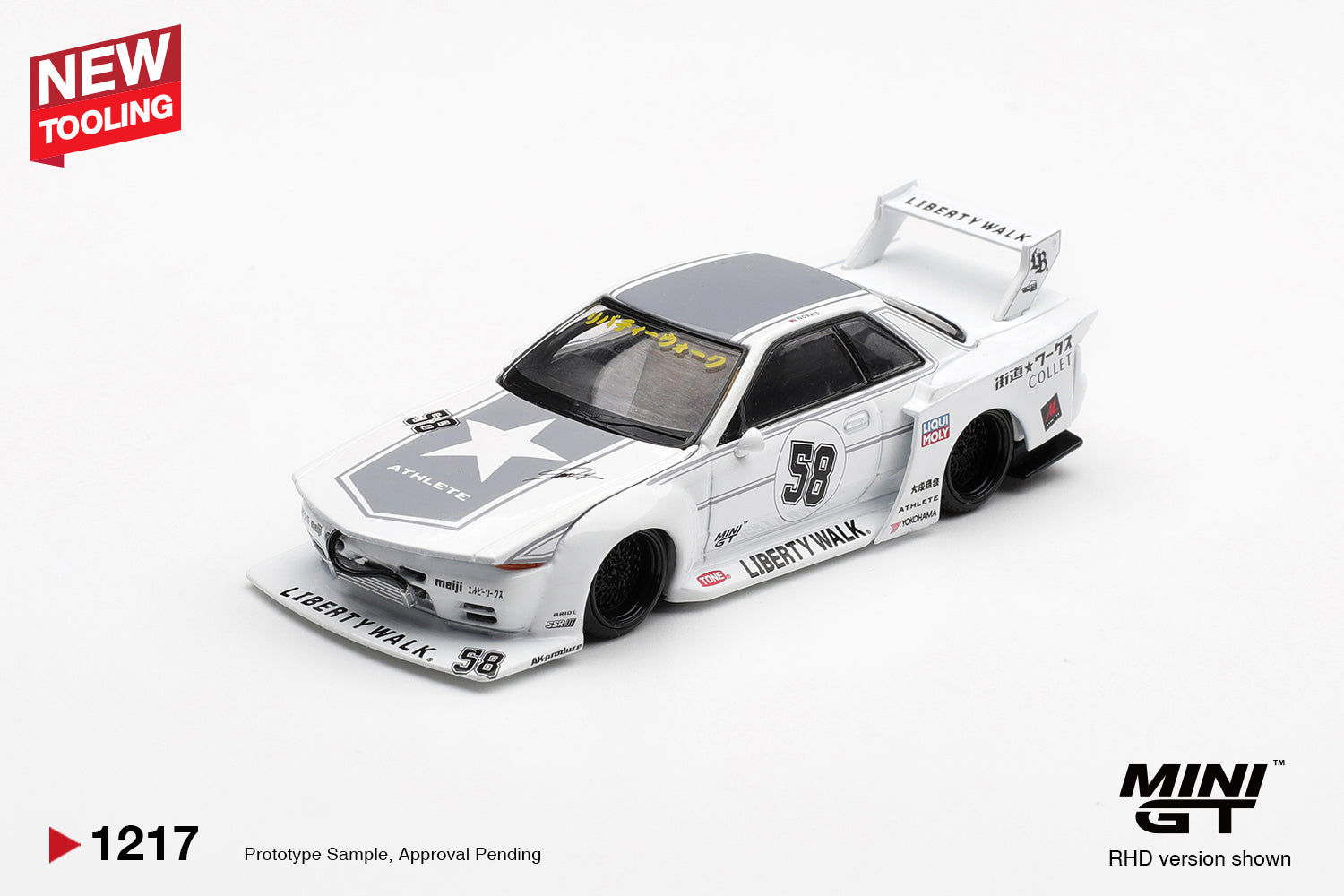 [Pre Order, Box] MiniGT - Nissan GT-R32 LB-Kaido Works TAS 2025