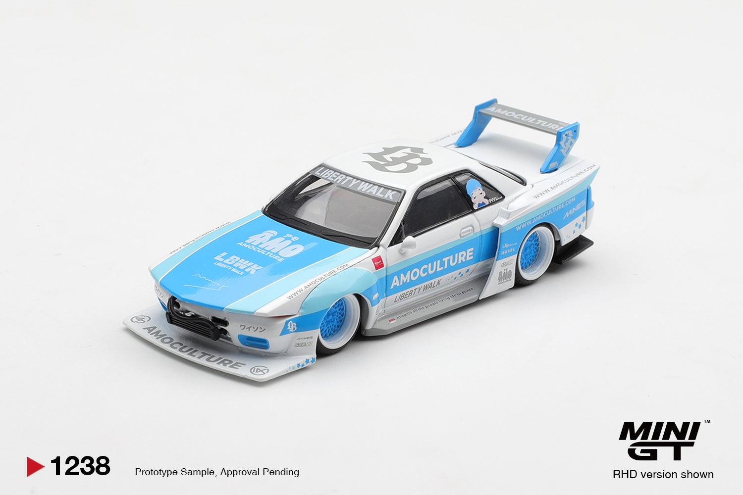 [Pre Order, Box] MiniGT - Nissan Skyline GT-R (R32) LBWK Kaido Works - AMOCULTURE