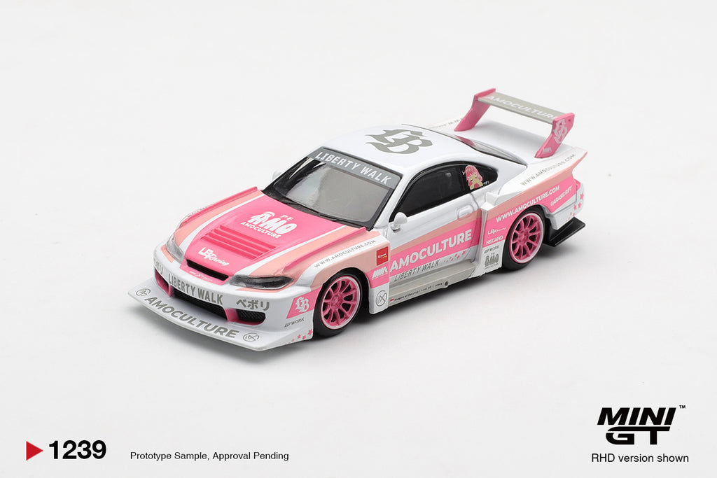 [Pre Order, Box] MiniGT - Nissan SILVIA (S15) LB-Super Silhouette - AMOCULTURE