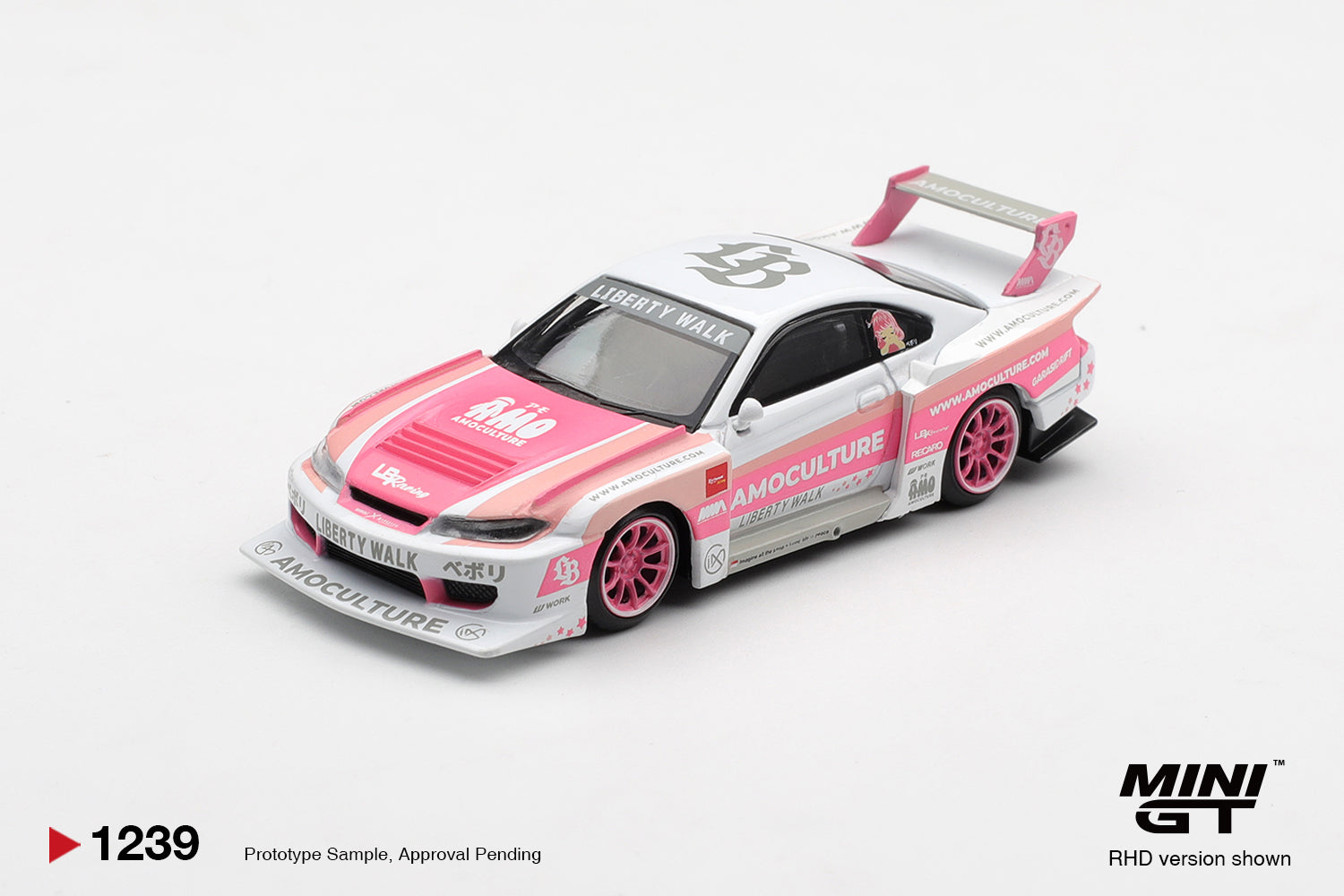 [Pre Order, Box] MiniGT - Nissan SILVIA (S15) LB-Super Silhouette - AMOCULTURE