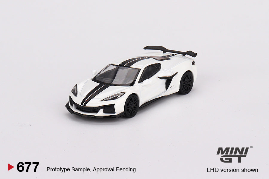 [Pre Order, Box] MiniGT - Chevrolet Corvette Z06 2023 Arctic White - 8