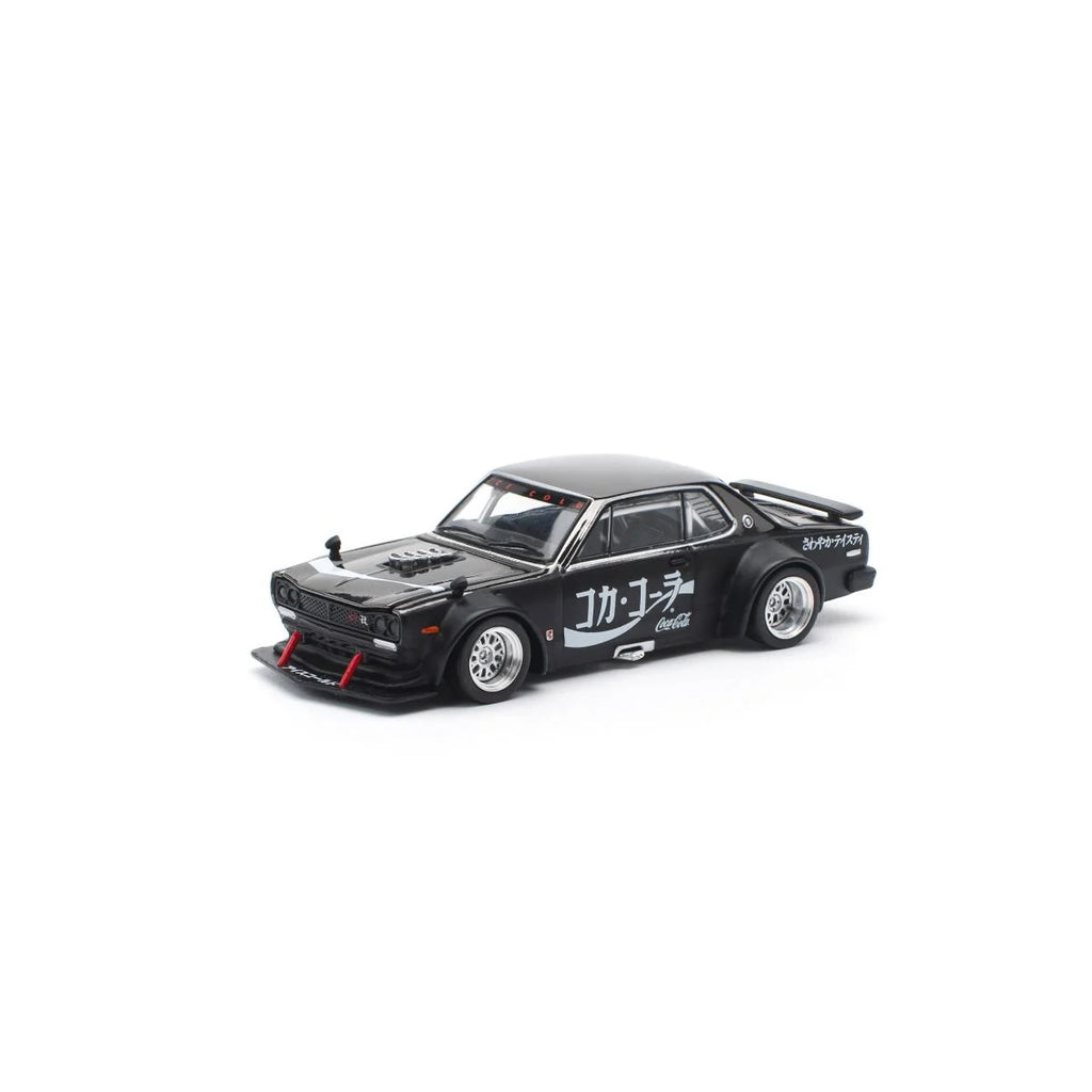 [Pre Order] Pop Race - Skyline GT-R V8 Drift (Hakosuka) Coca Cola Zero Japanese - Black Chrome
