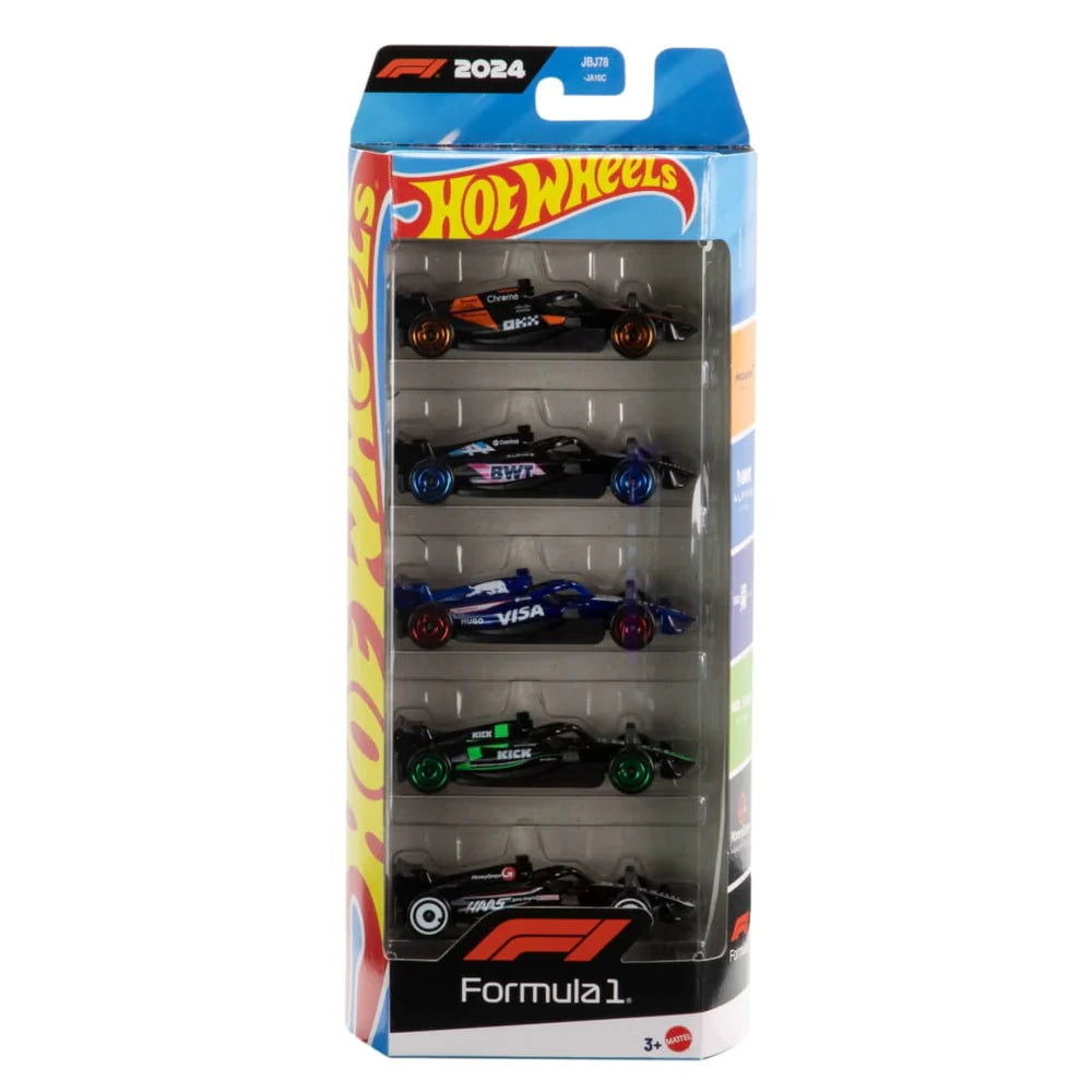 [Very Damaged Box] Hot Wheels F1 5 pack