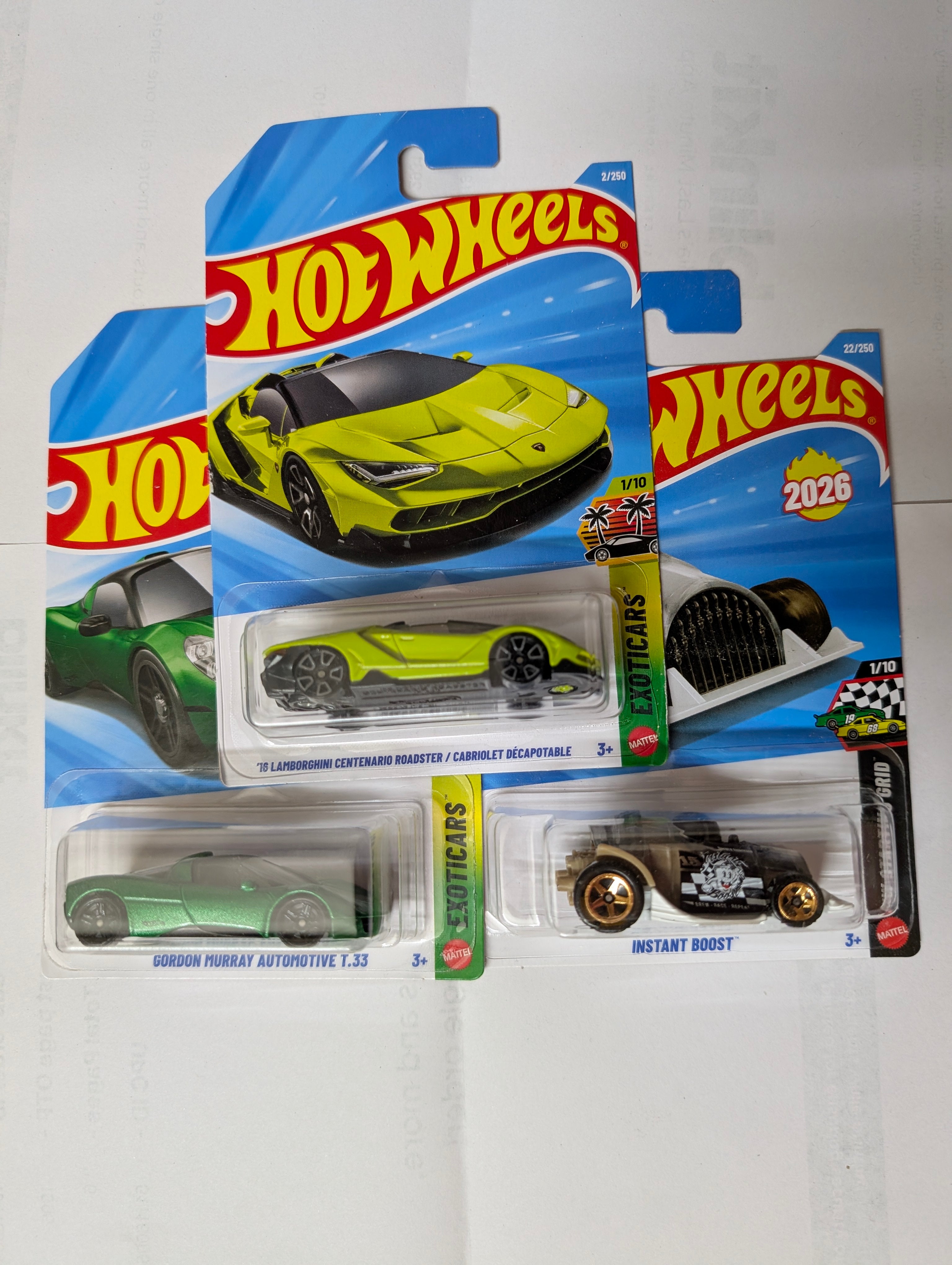[G Case] Hot Wheels - '16 Lamborghini Centenario Roadster set
