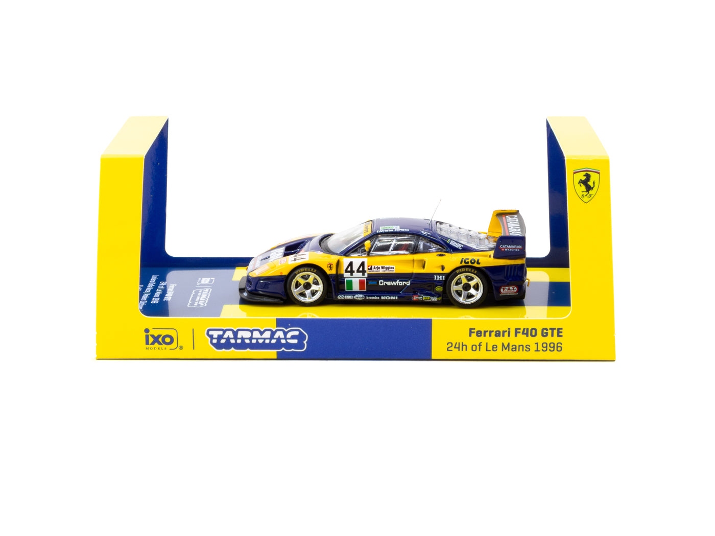 [Pre Order] Tarmac Works - Ferrari F40 GTE 24h of Le Mans 1996 - Tarmac Works X iXO Models HOBBY64