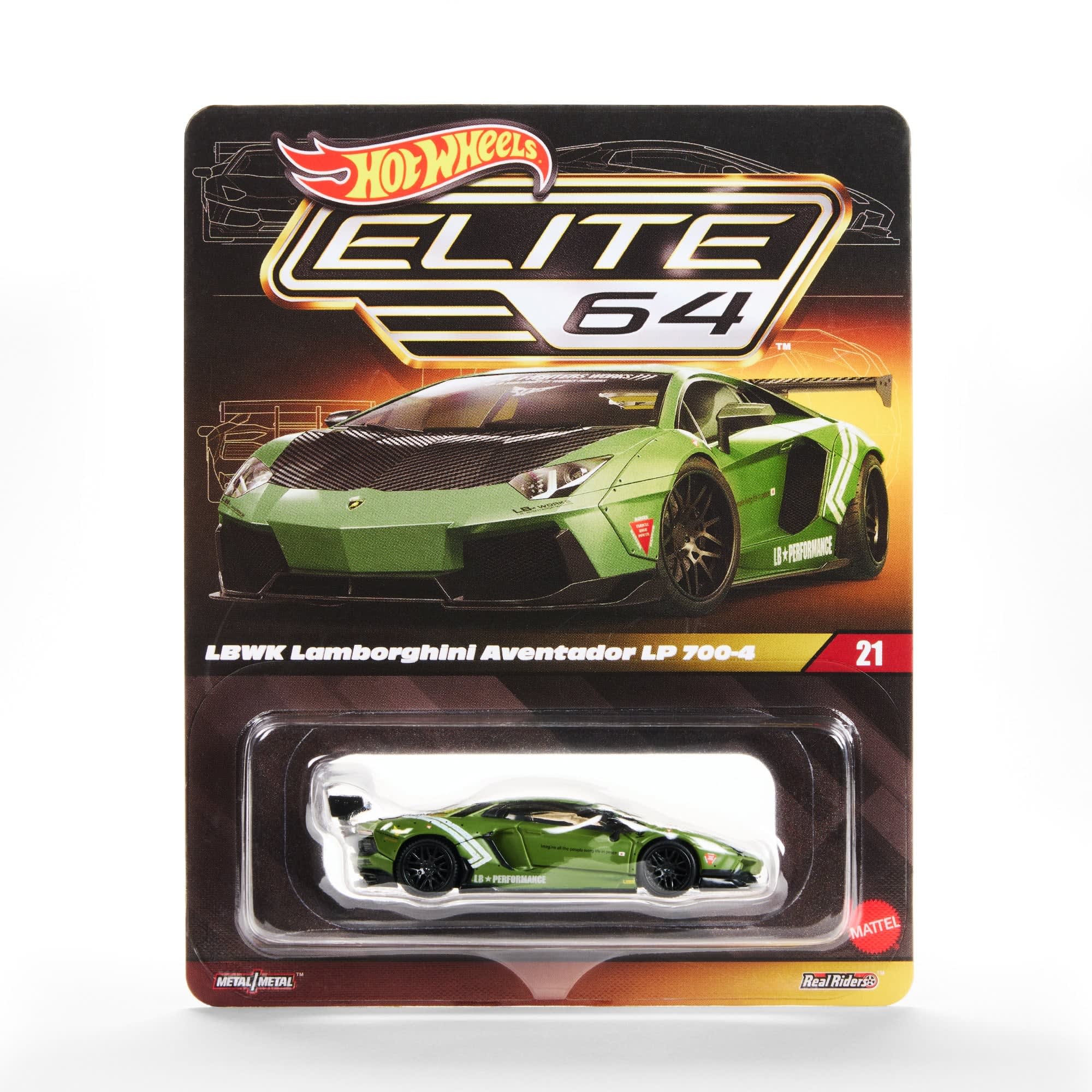 [Pre Order] 
Hot Wheels - Elite 64 LBWK Lamborghini Aventador LP 700-4