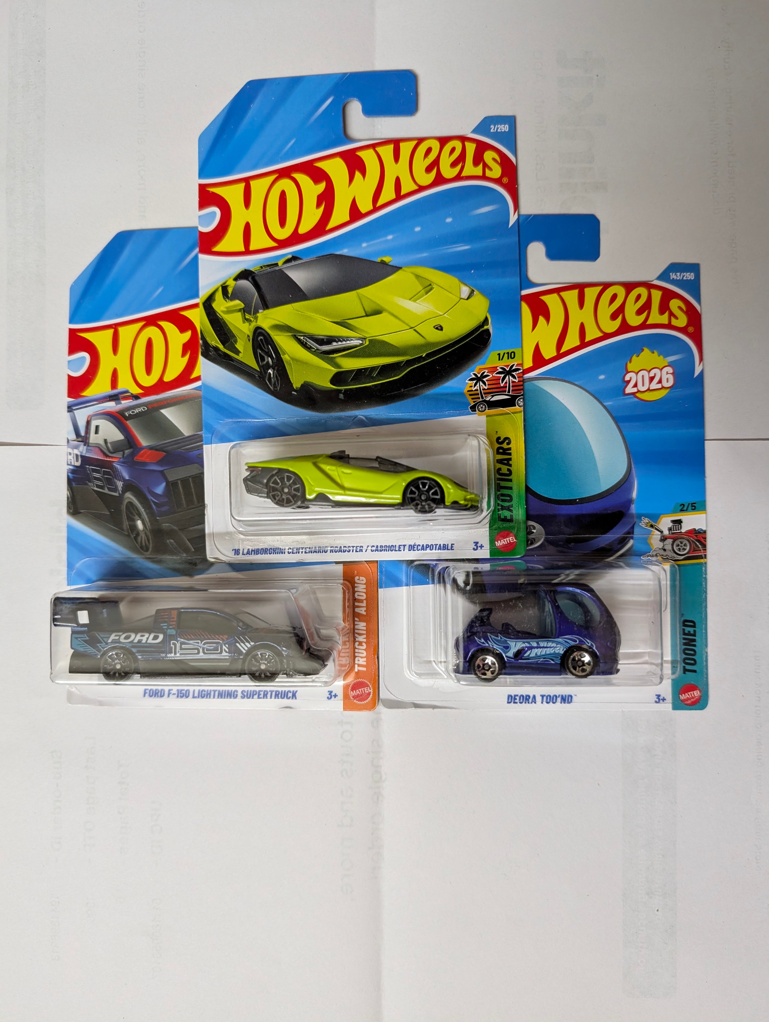 [G Case] Hot Wheels - '16 Lamborghini Centenario Roadster set