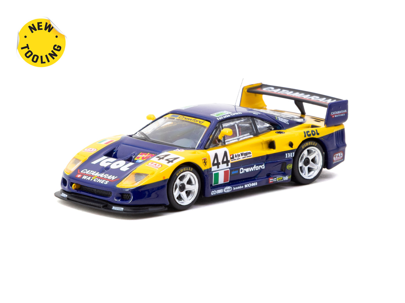 [Pre Order] Tarmac Works - Ferrari F40 GTE 24h of Le Mans 1996 - Tarmac Works X iXO Models HOBBY64