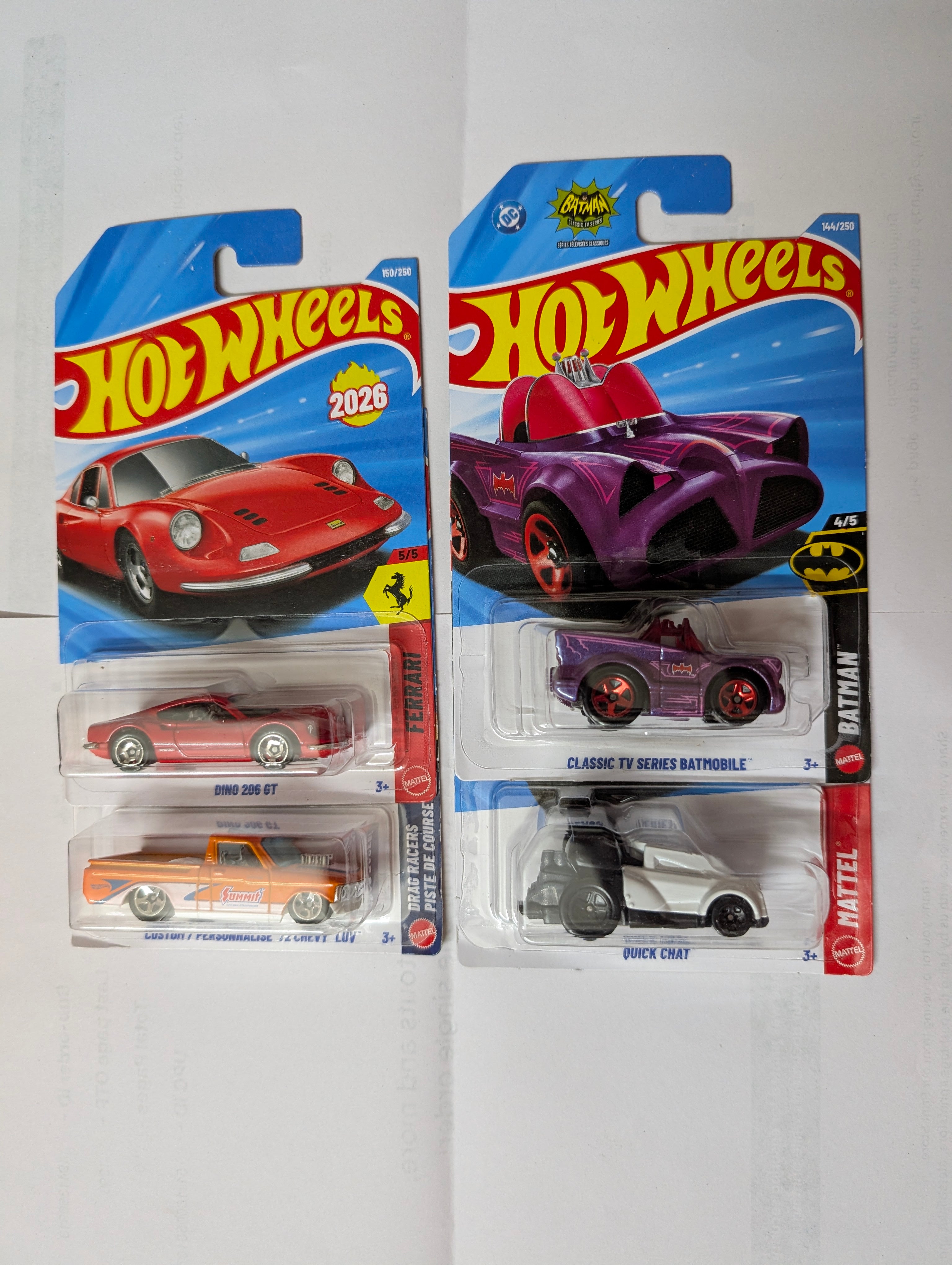 [G Case] Hot Wheels - Dino 206 GT set