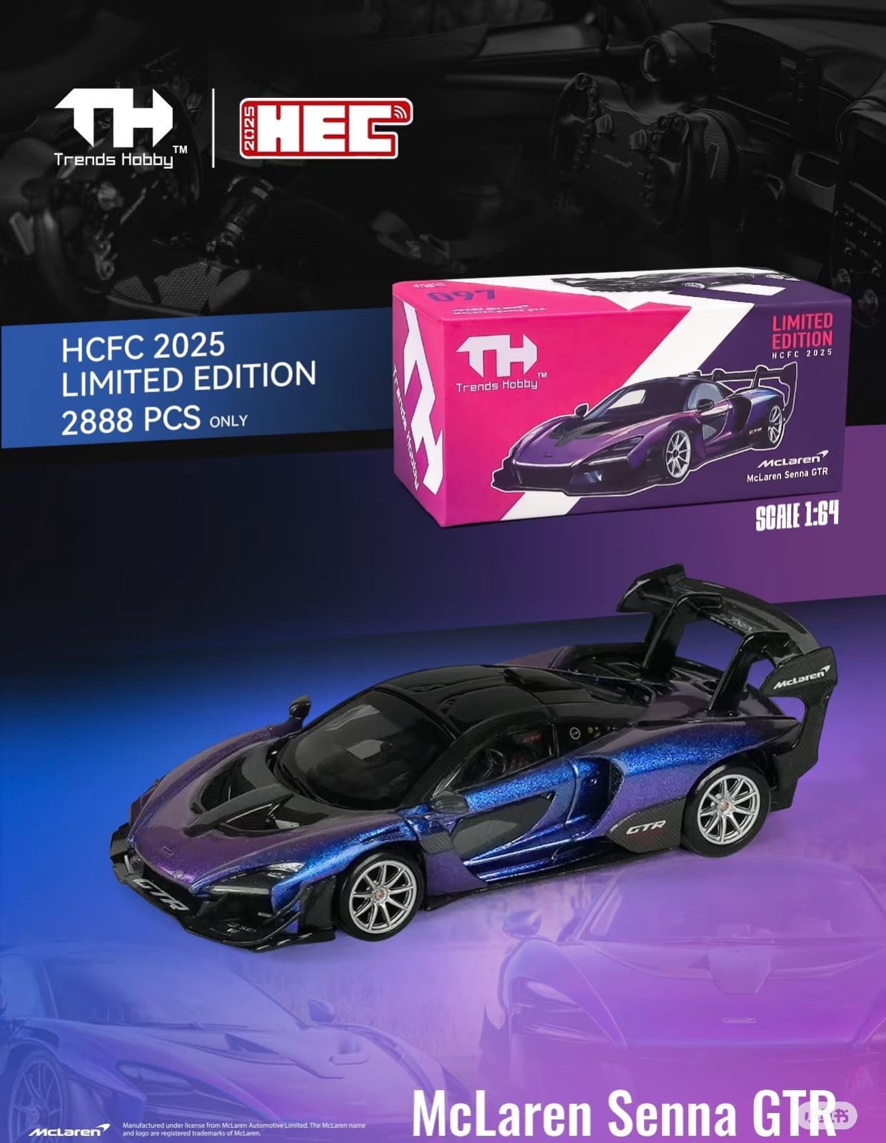 [Pre Order] Trends Hobby - McLaren Senna GTR - HEC 2025