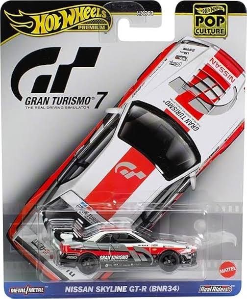 [Pre Order, Imported] Hot Wheels - Nissan Skyline GT-R BNR34 - Gran Turismo