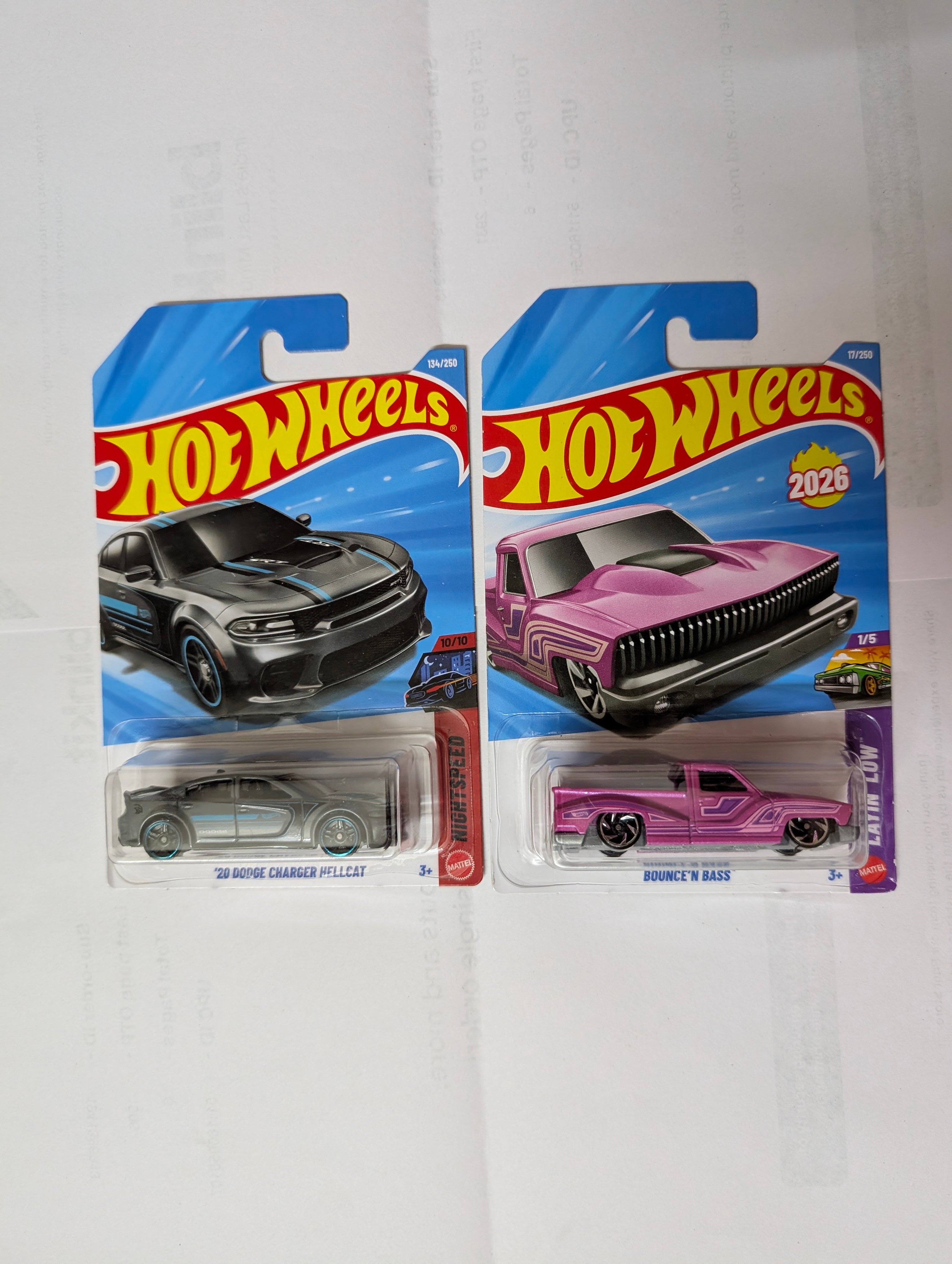 [G Case] Hot Wheels - '20 Dodge Charger Hellcat set