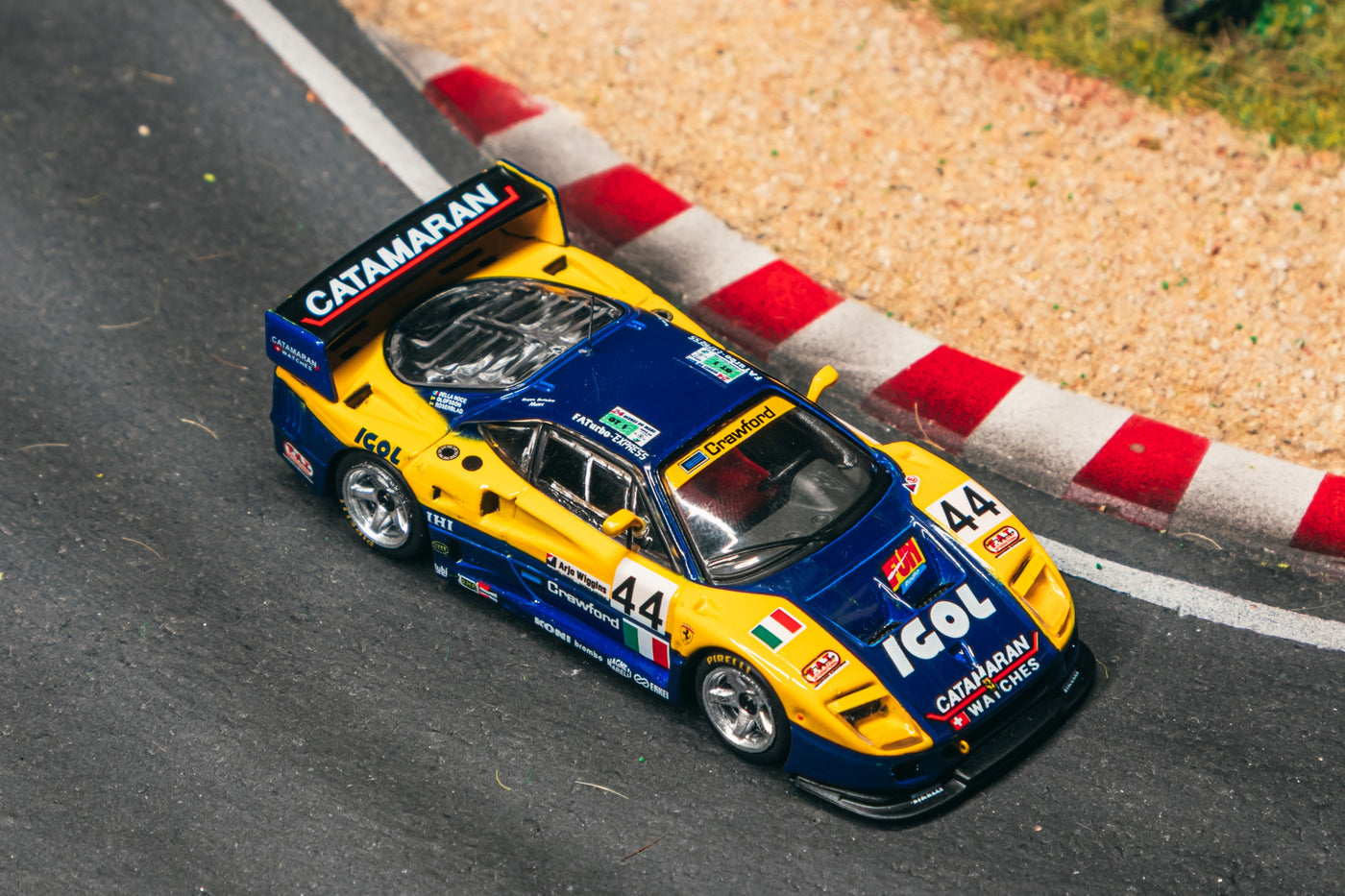 [Pre Order] Tarmac Works - Ferrari F40 GTE 24h of Le Mans 1996 - Tarmac Works X iXO Models HOBBY64