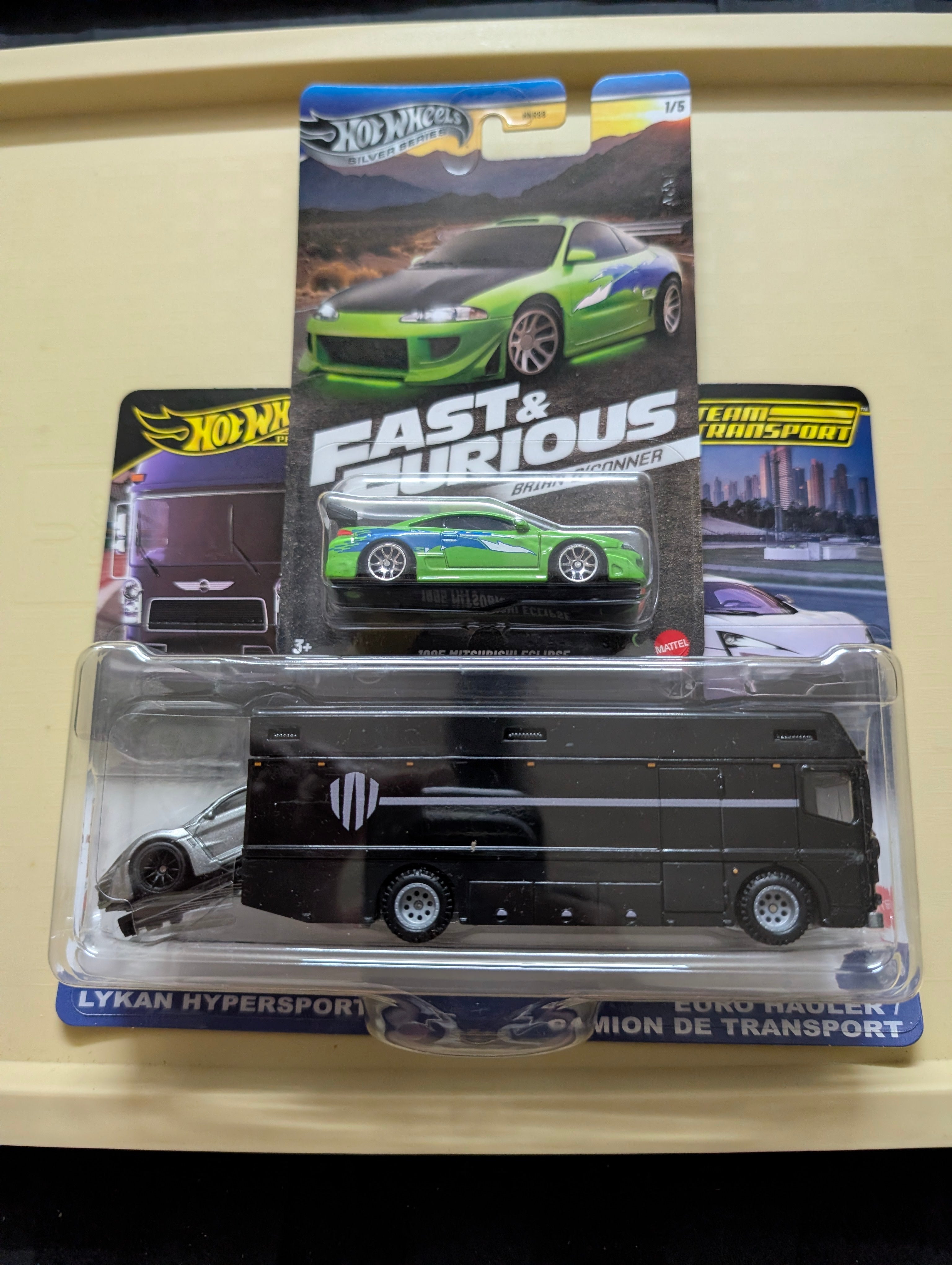 [Imported + Indian] FnF 1985 Mitsubishi Eclipse + Lykan Team Transport