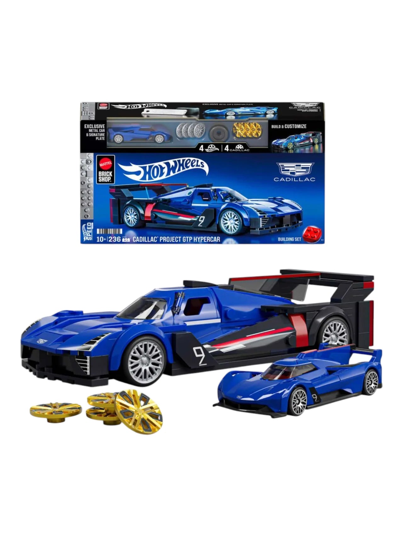 HotWheels Speed Series Cadillac Project GTP Hypercar Imported Brick Shop 1:32 Scale
