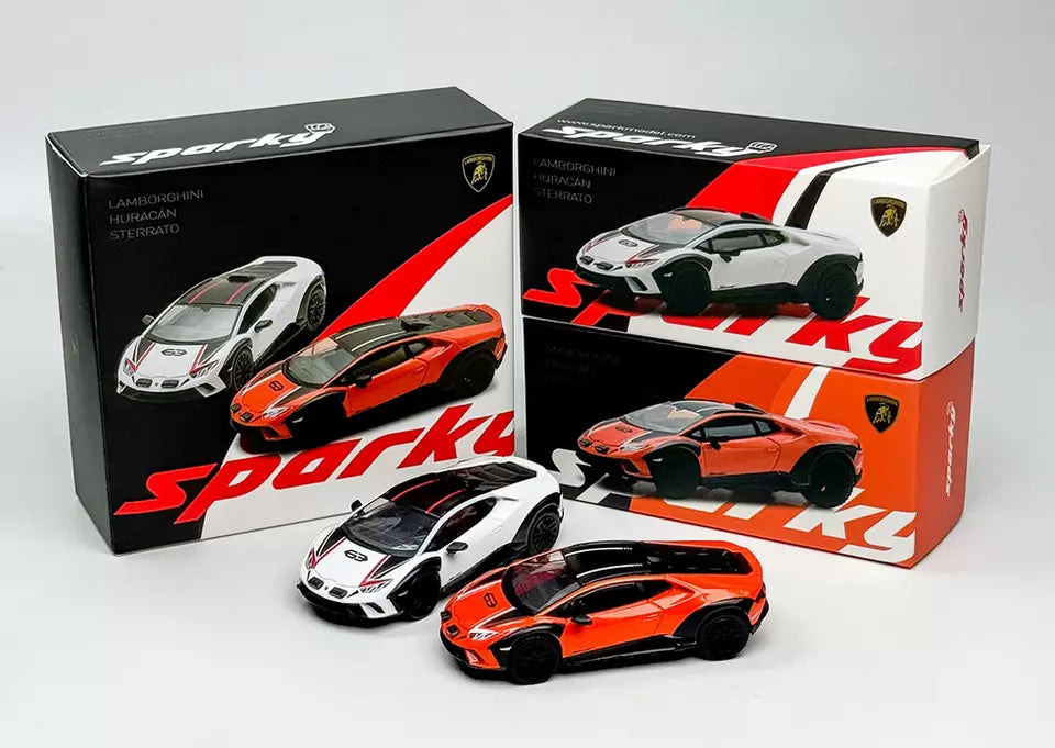 Lamborghini Huracán Sterrato Combo Set - White & Orange