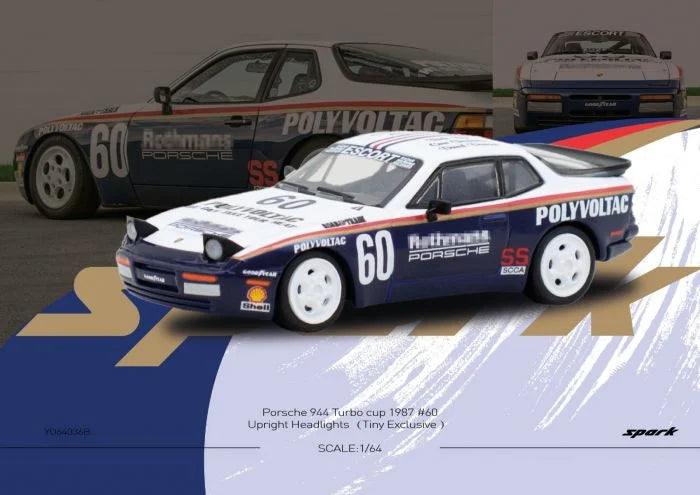 Porsche 944 TURBO CUP 1987 #60 - Upright Headlights