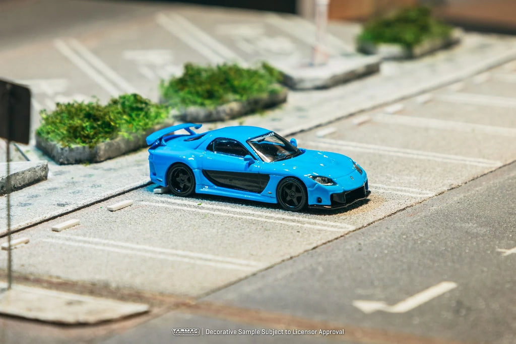 Tarmac Works - Mazda RX-7 VeilSide Fortune7 - Blue