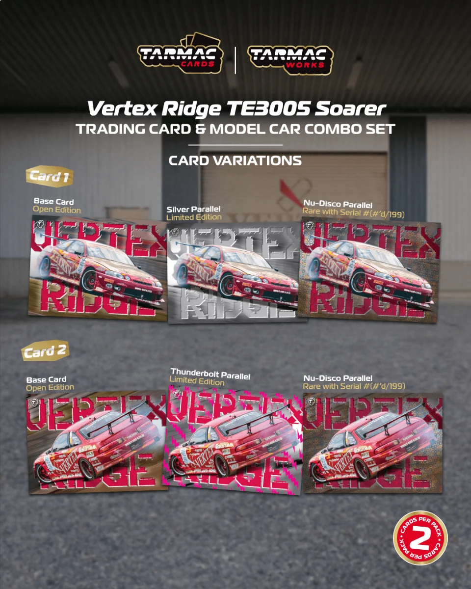Tarmac Works - Vertex Ridge TE3005 Soarer with Tarmac Cards